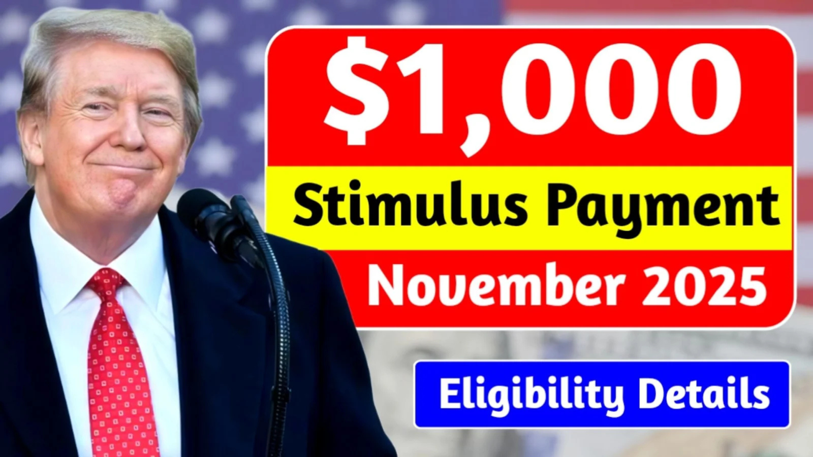 $1,000 Stimulus Check November 2025: Breaking News & Vital Eligibility Guide